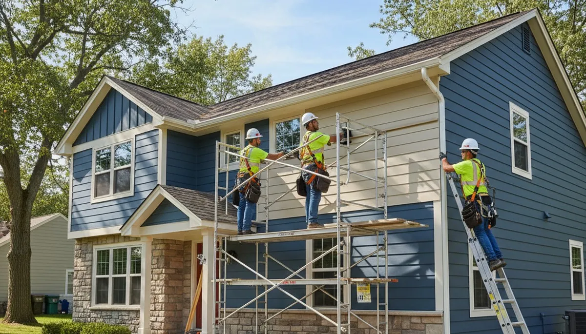 Siding installation service in Cleveland, OH for residential exterior home improvement