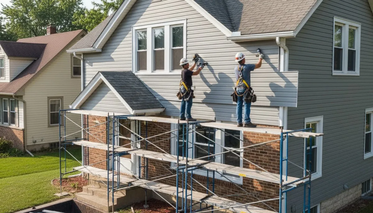 Siding contractor in Cleveland, OH providing professional exterior siding installation and replacement