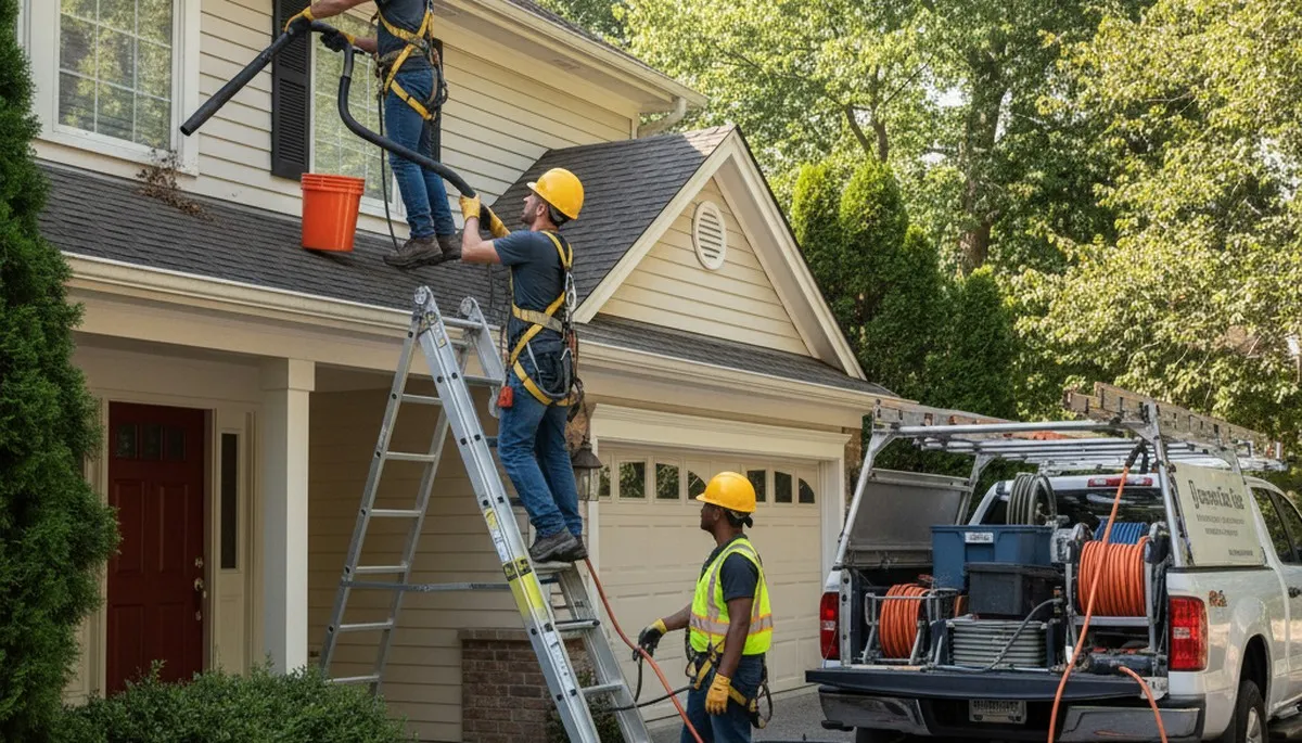Cleveland, OH gutter cleaning service for siding and exterior protection by FX Remodeling & Exteriors