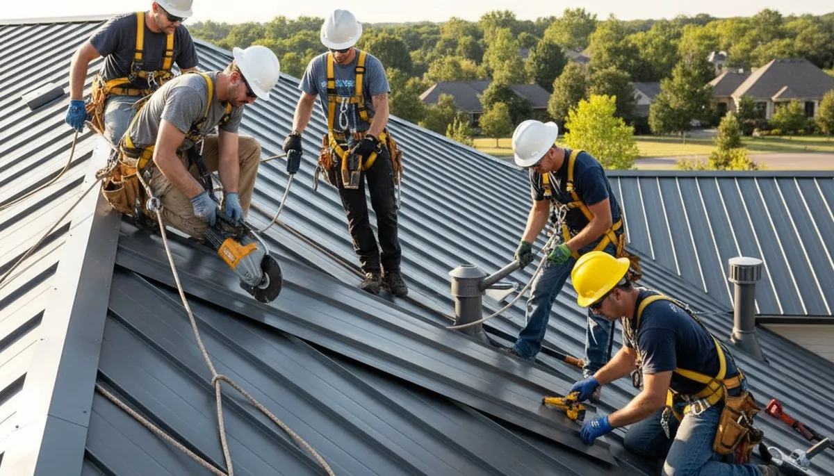 Metal roofing installed on a Cleveland, OH home by FX Remodeling & Exteriors