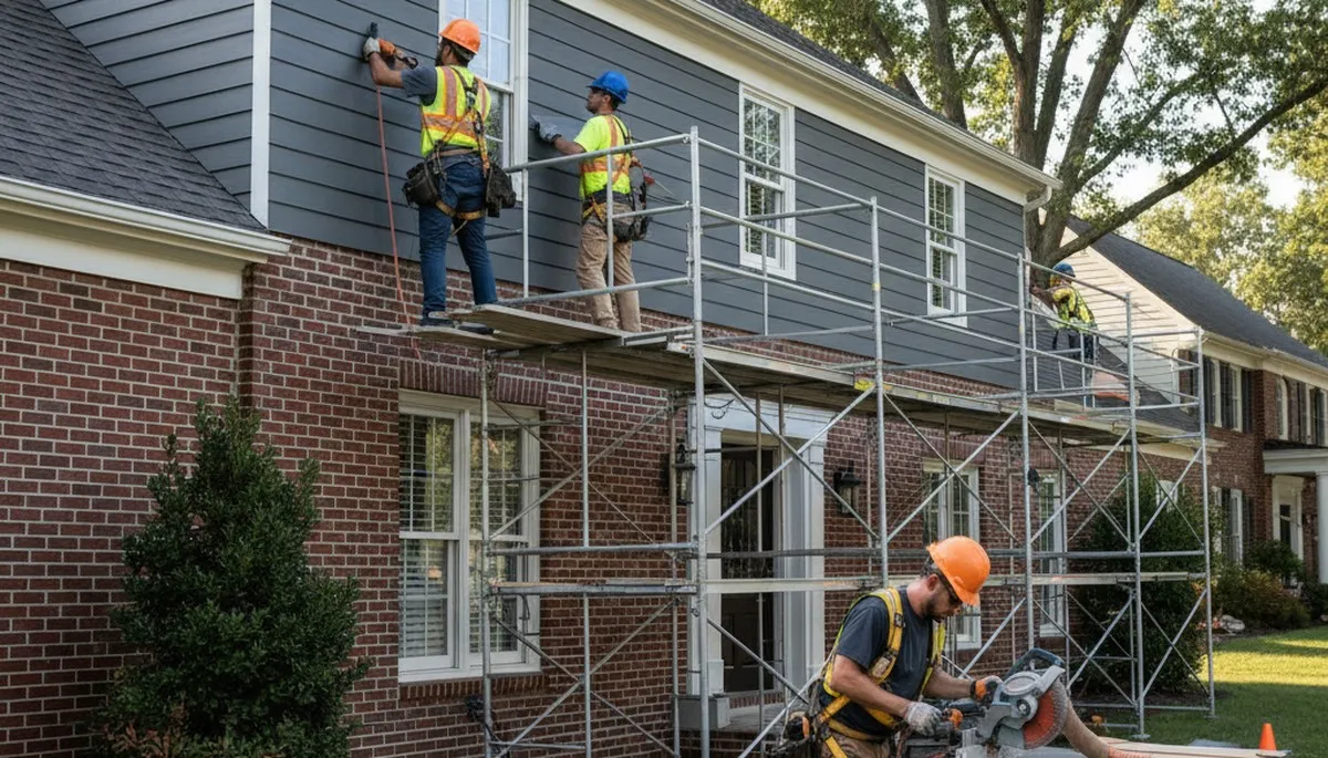 Siding installation in Cleveland, OH by a professional siding contractor